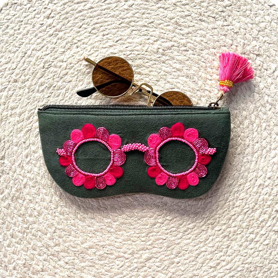 Clara pink Sunglass Cover