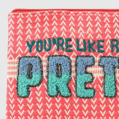 حقيبة مكياج "you're like really pretty"