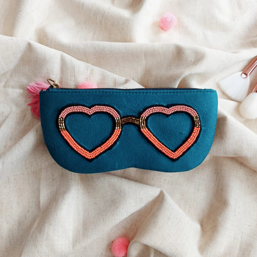 Sunglass Case- Turquoise