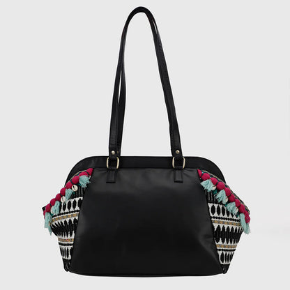 Boho Weekender Bag - Black