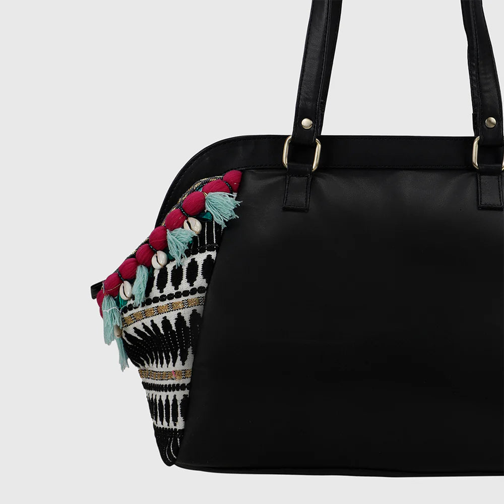 Boho Weekender Bag - Black